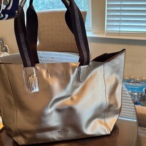 Coach gold Tote Bag